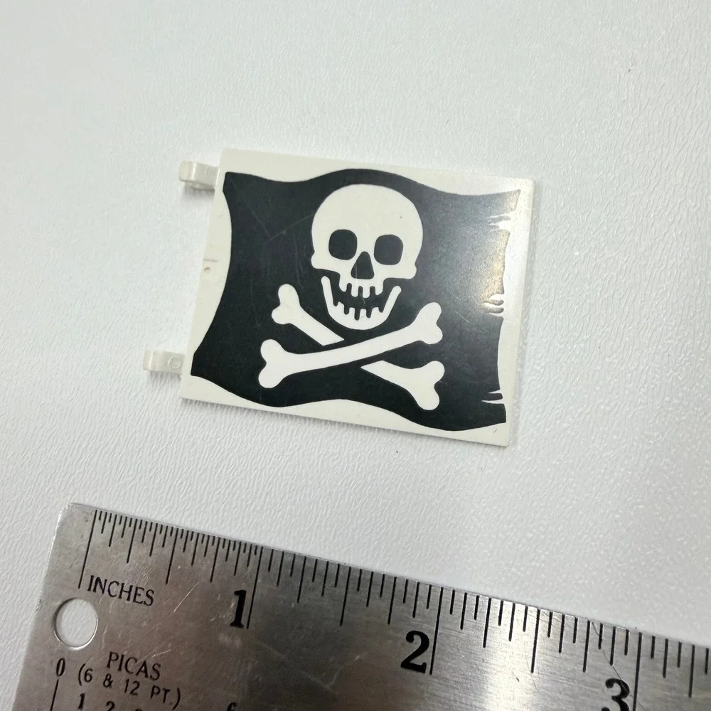 Vintage LEGO Pirate Flag Jolly Roger Skull Crossbones Large